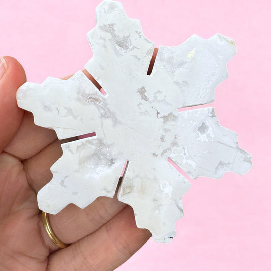 Snow Agate Snowflake