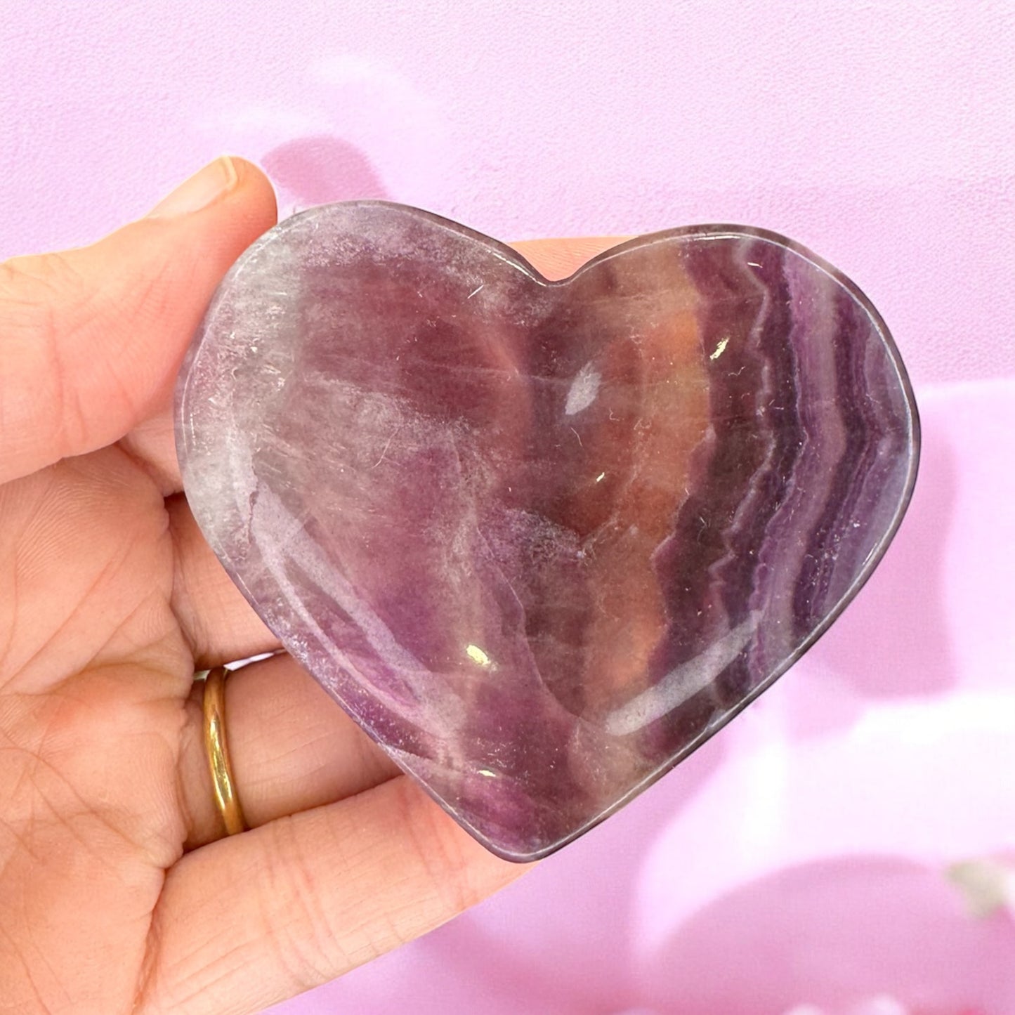 Candy Fluorite Trinket Dish - Imperfect