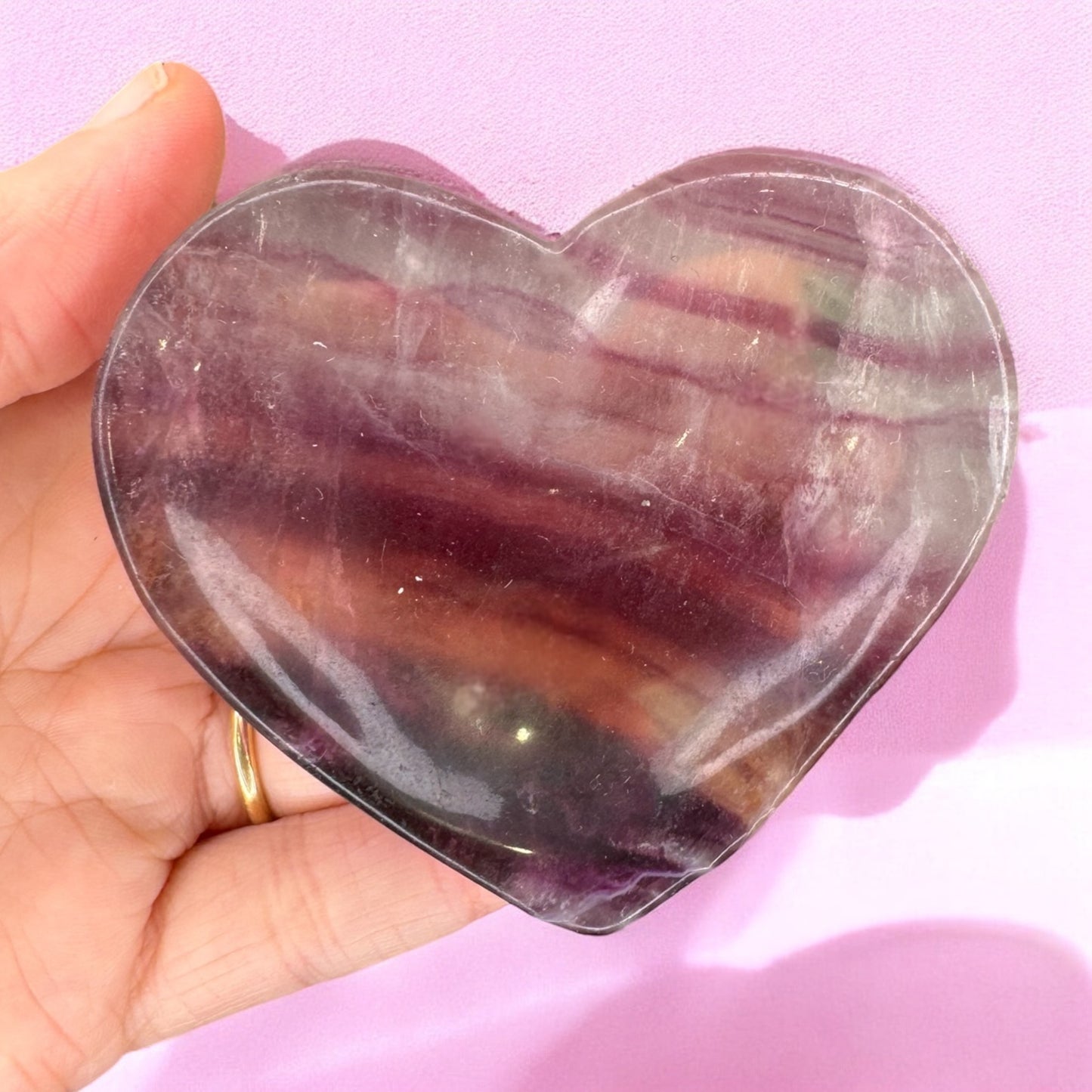 Candy Fluorite Trinket Dish - Imperfect