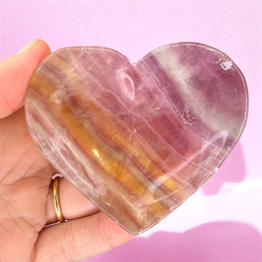 Candy Fluorite Trinket Dish - Imperfect