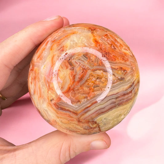 Crazy Lace Agate Sphere (6cm)