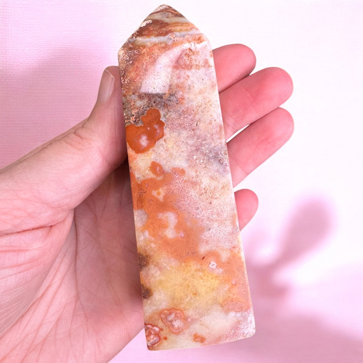 Crazy Lace Agate Tower