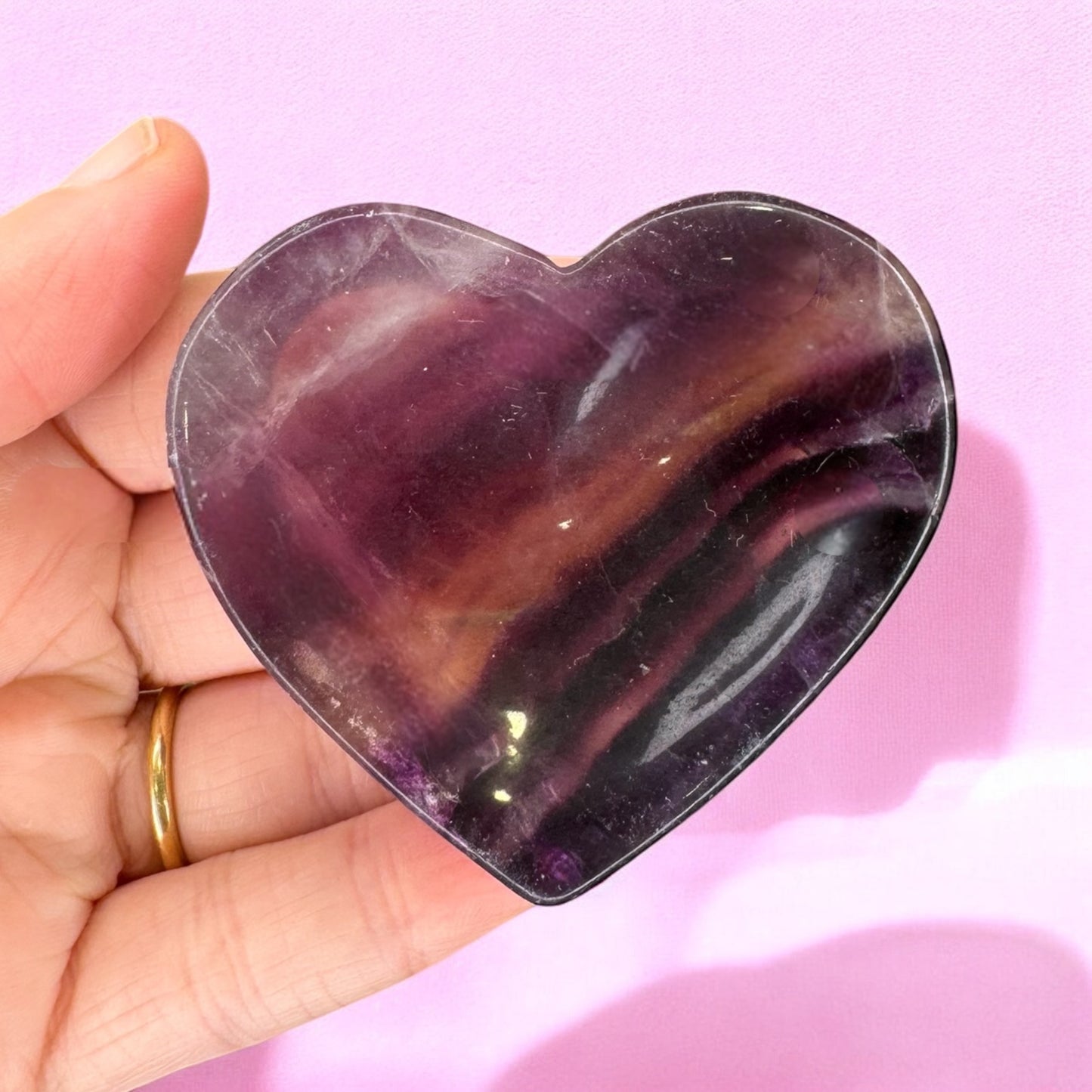 Candy Fluorite Trinket Dish - Imperfect