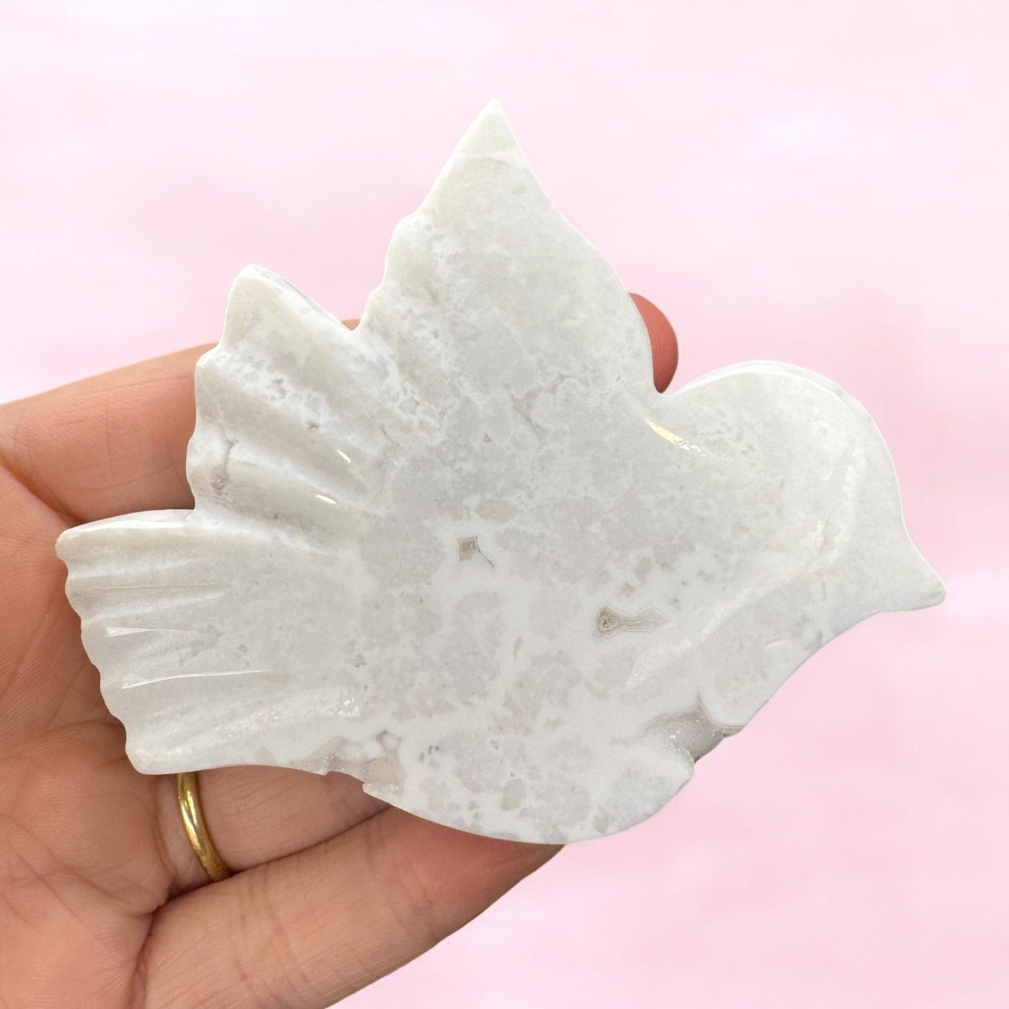 Snow Agate Bird