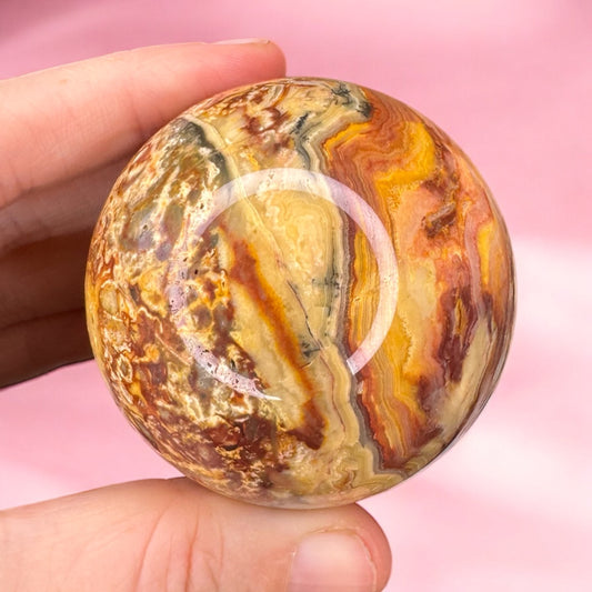 Crazy Lace Agate Sphere (5cm)