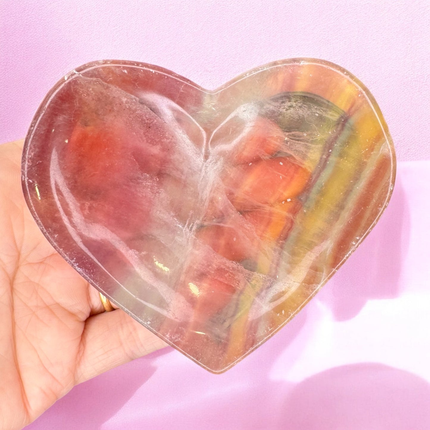 Candy Fluorite Trinket Dish - Imperfect