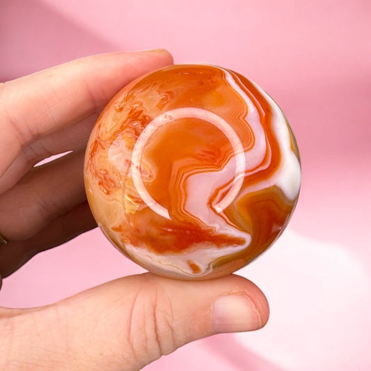 Carnelian Sphere (4.5cm)