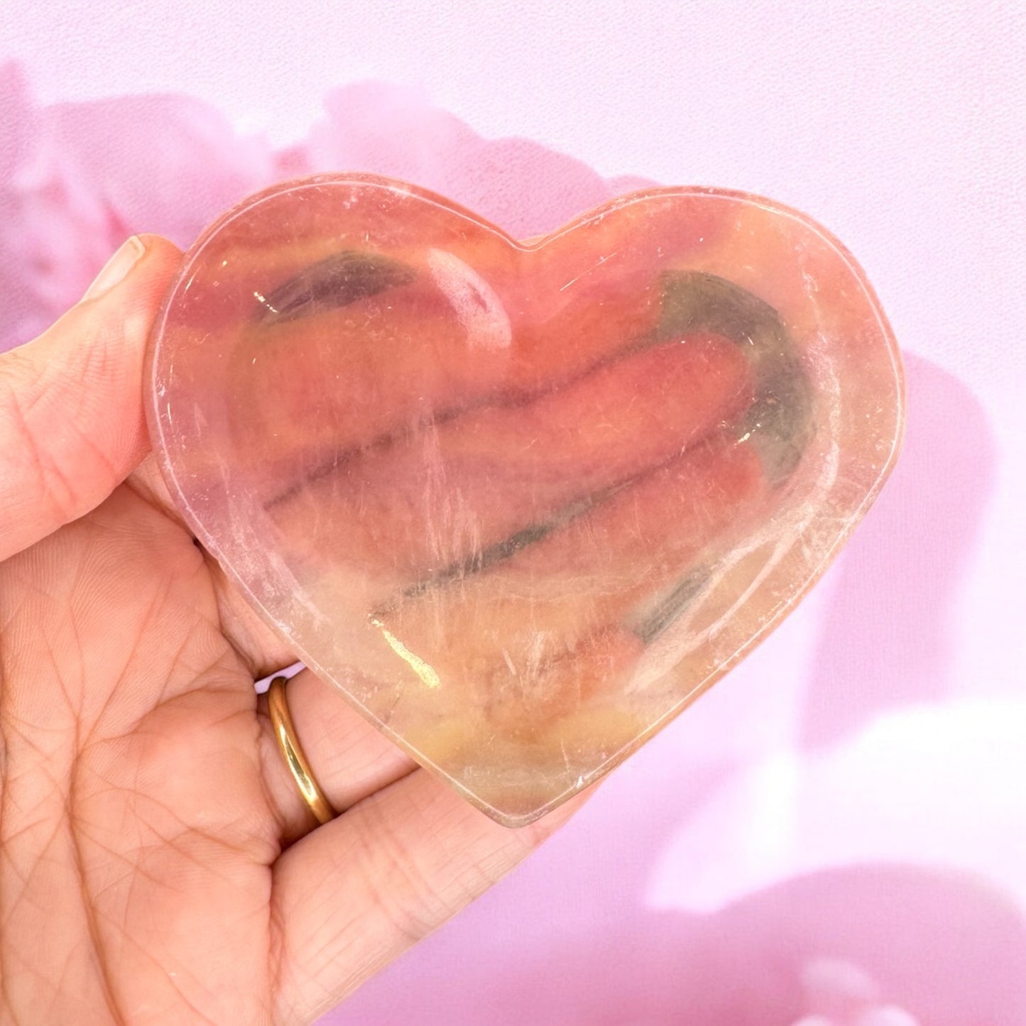 Candy Fluorite Trinket Dish - Imperfect