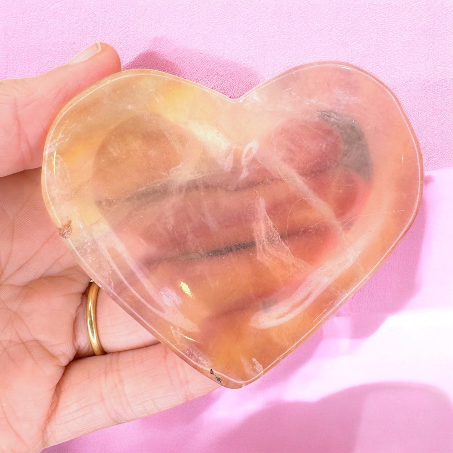 Candy Fluorite Trinket Dish - Imperfect