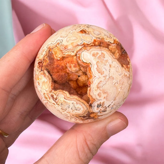 Crazy Lace Agate Sphere | Indonesia