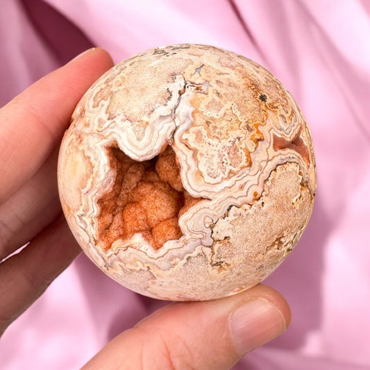 Crazy Lace Agate Sphere | Indonesia