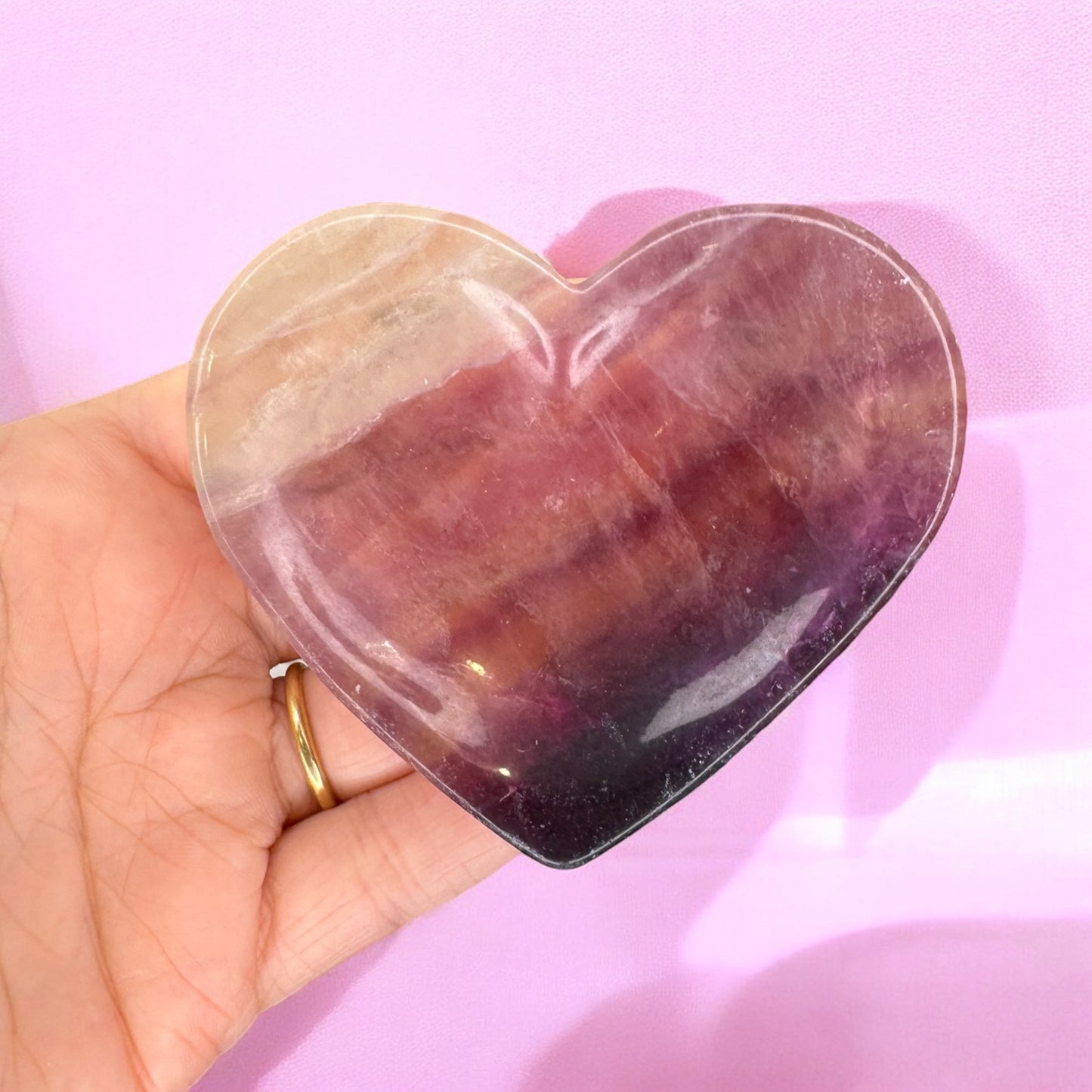 Candy Fluorite Trinket Dish - Imperfect