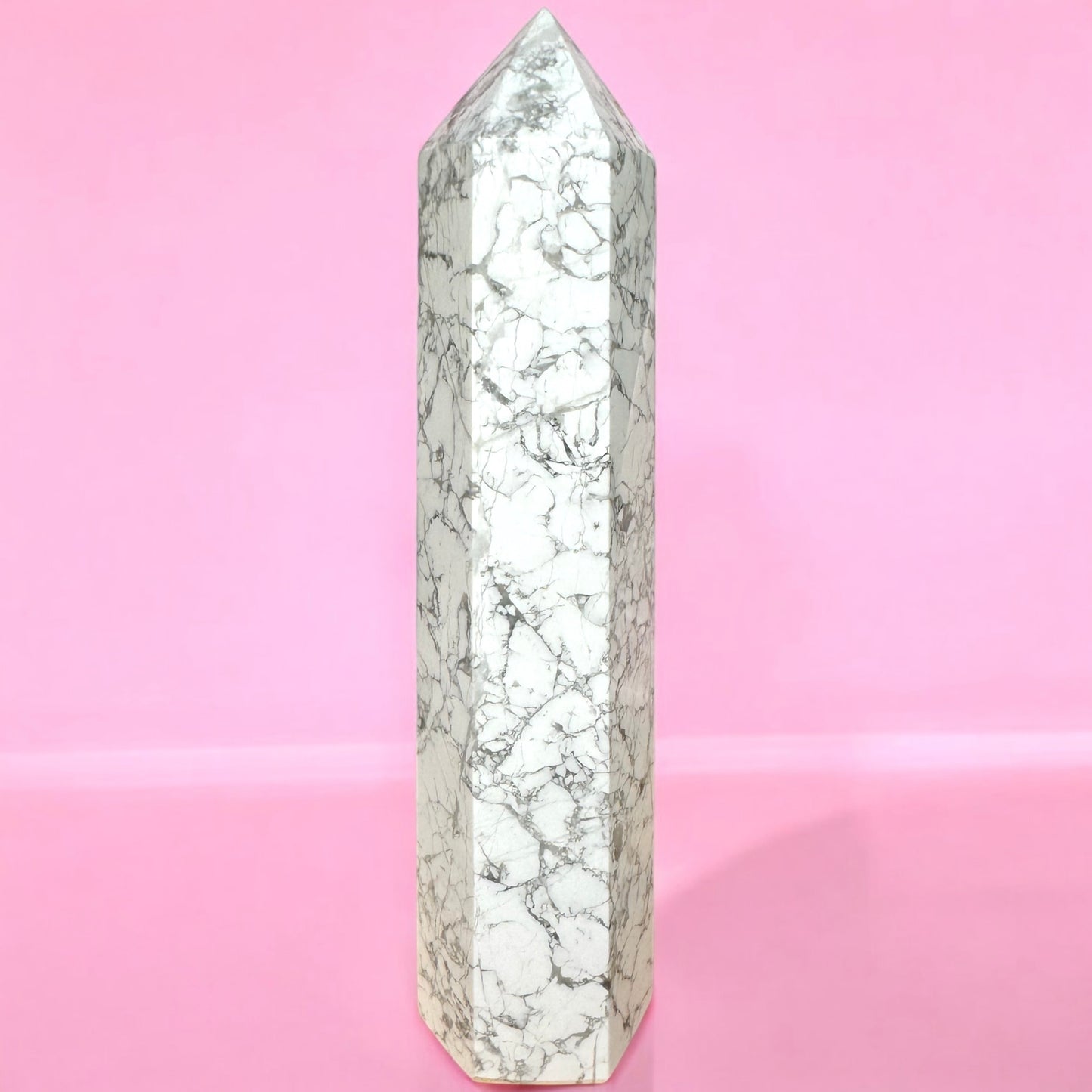 White Howlite Tower