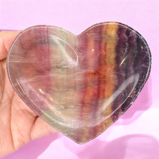 Candy Fluorite Trinket Dish - Imperfect