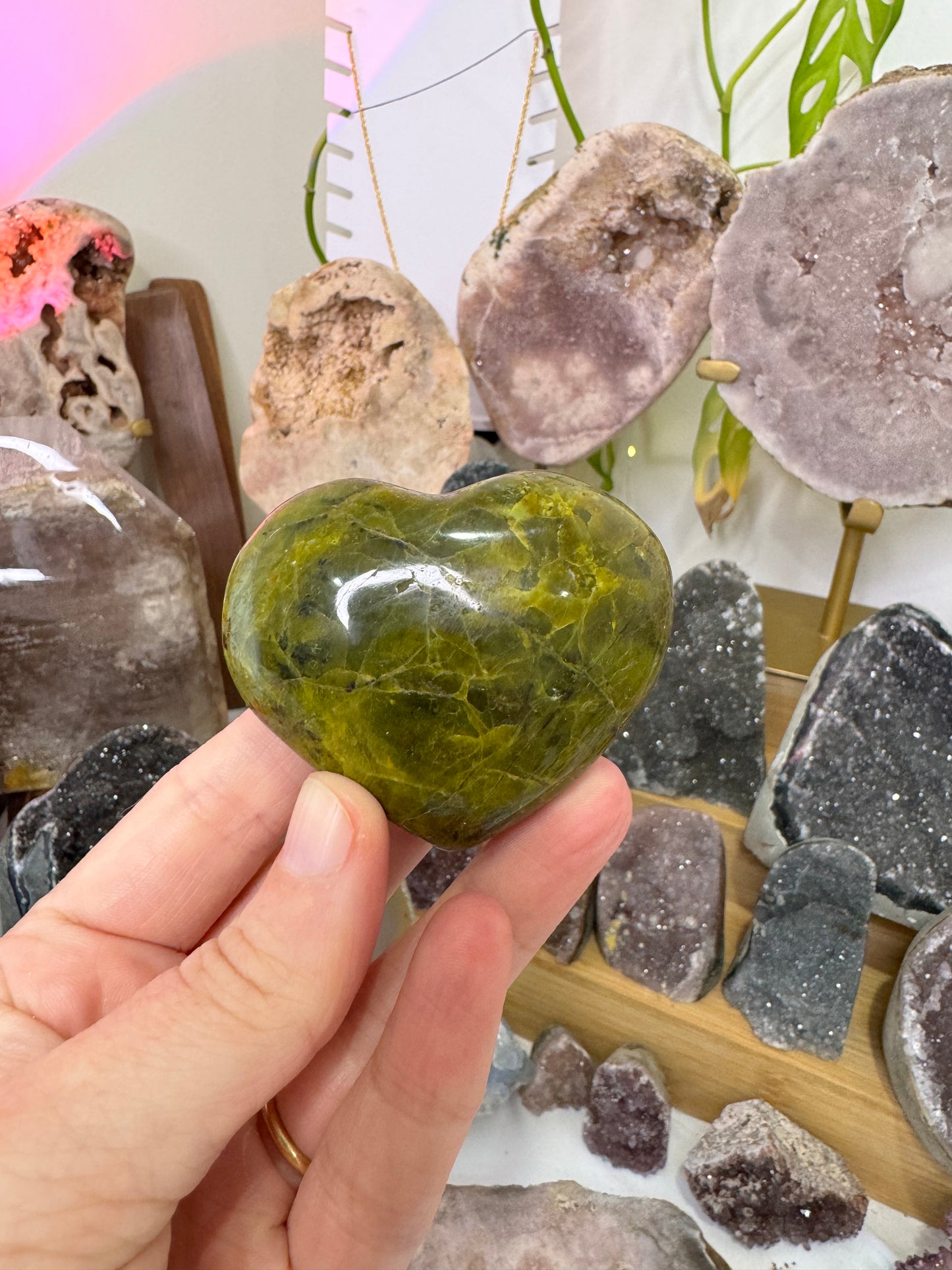 Green Opal Heart (c)