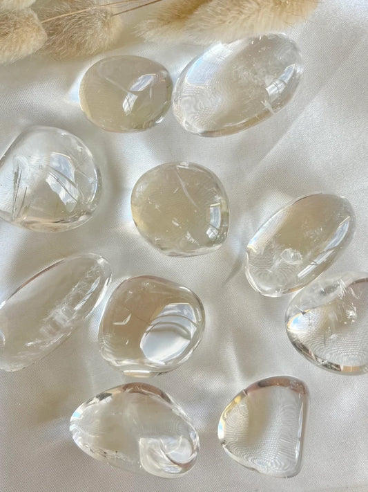 Clear Quartz Tumbles