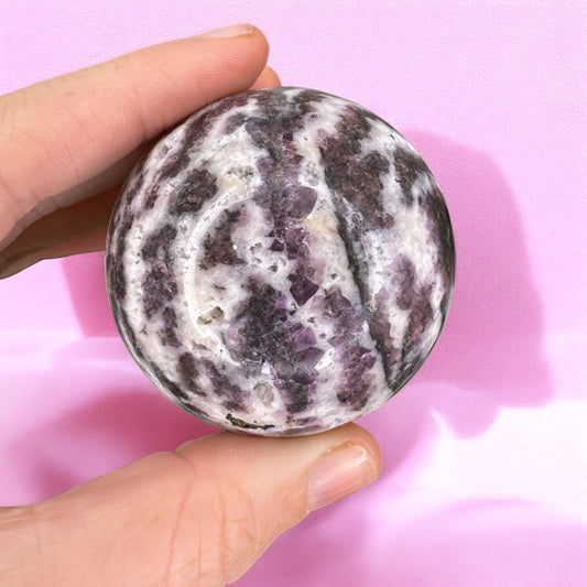 Purple Zebra Stone Sphere (F)