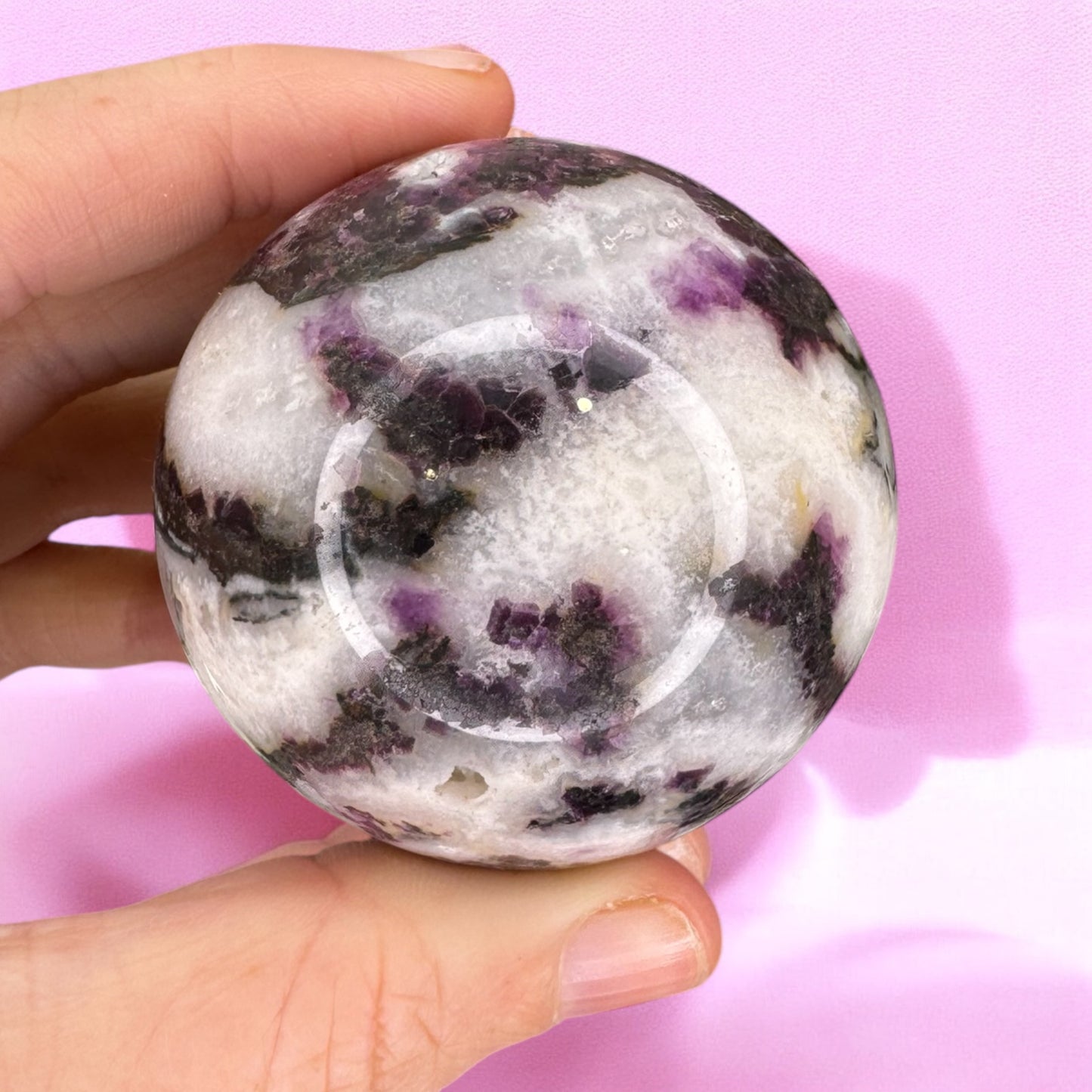 Purple Zebra Stone Sphere (L)