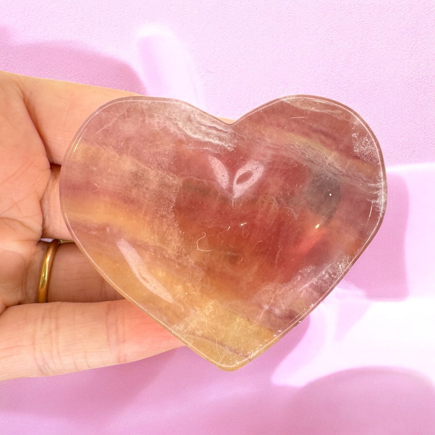 Candy Fluorite Trinket Dish - Imperfect