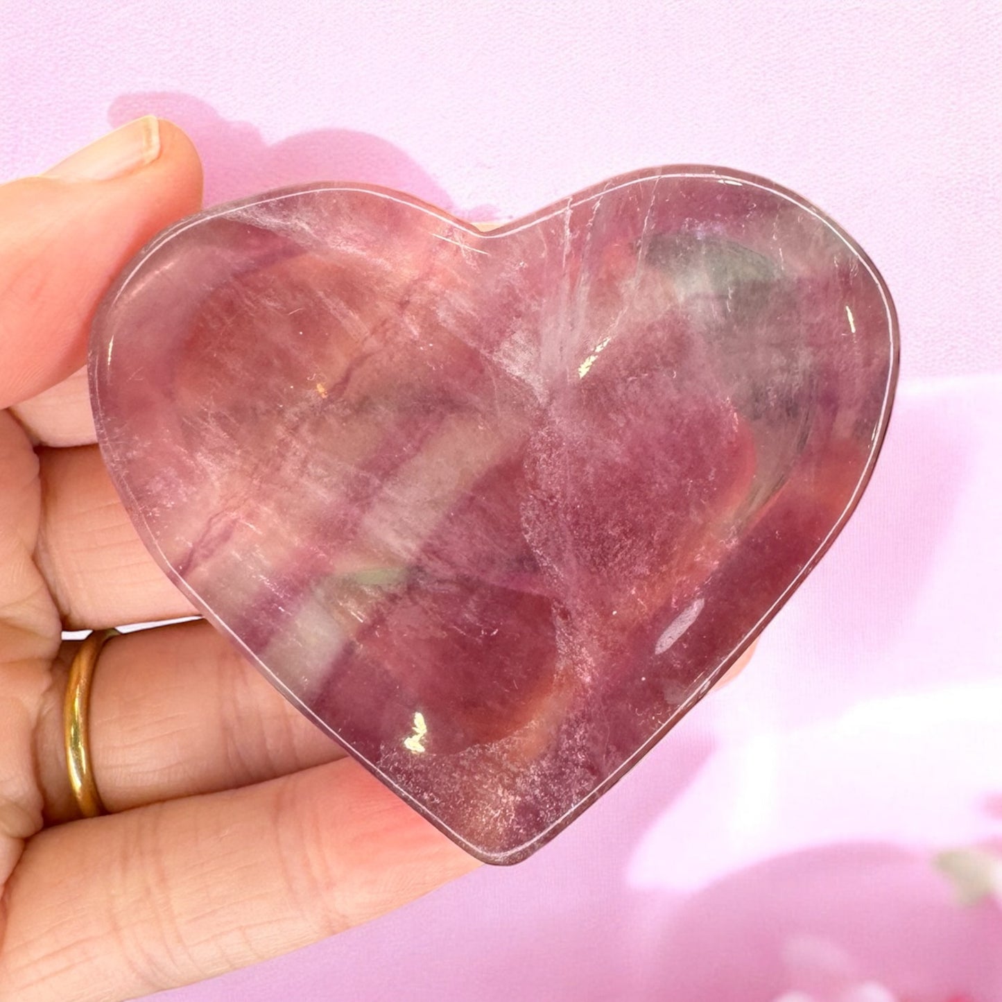 Candy Fluorite Trinket Dish - Imperfect