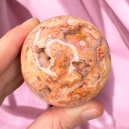 Crazy Lace Agate Sphere | Indonesia