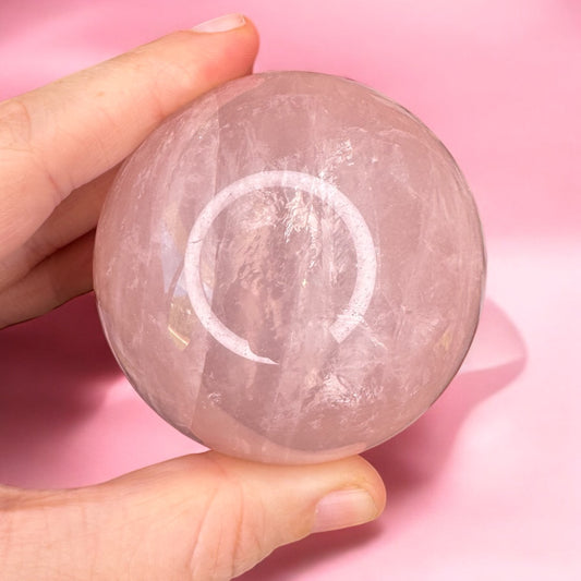 Rose Quartz Sphere (6cm)