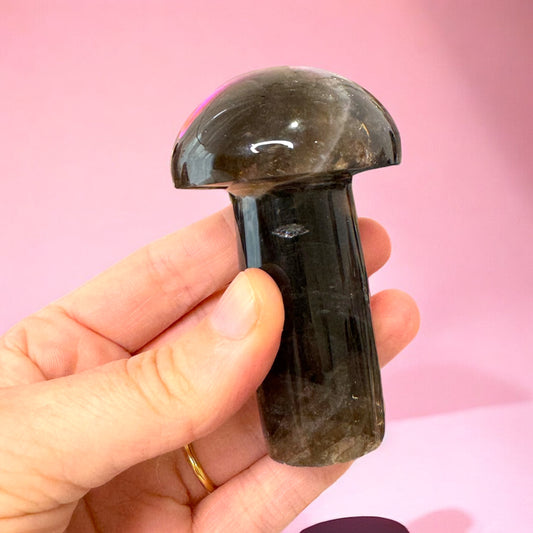 Smokey Quartz Mushroom (a)