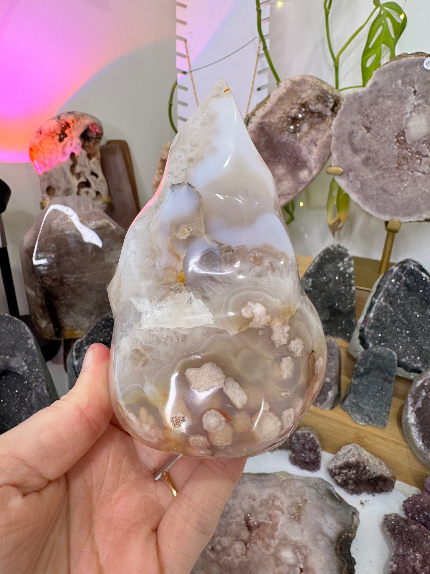 Flower Agate Flame