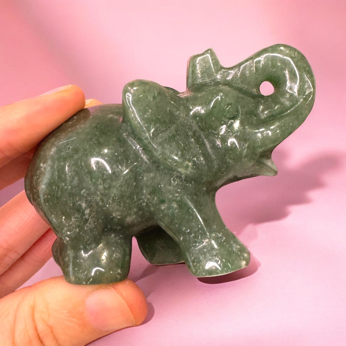 Green Aventurine Elephant