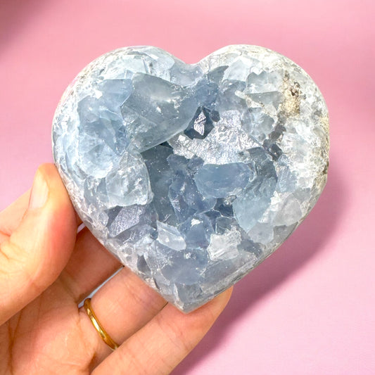 Celestite Heart