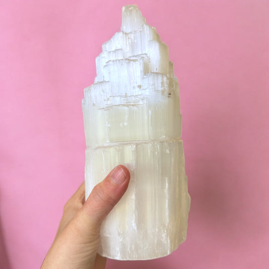 XL Selenite Tower/Lamp