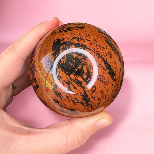 Mahogany Obsidian Sphere (6.5cm)