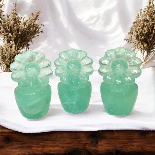 Fluorite Flower Pots | Intuitively Chosen