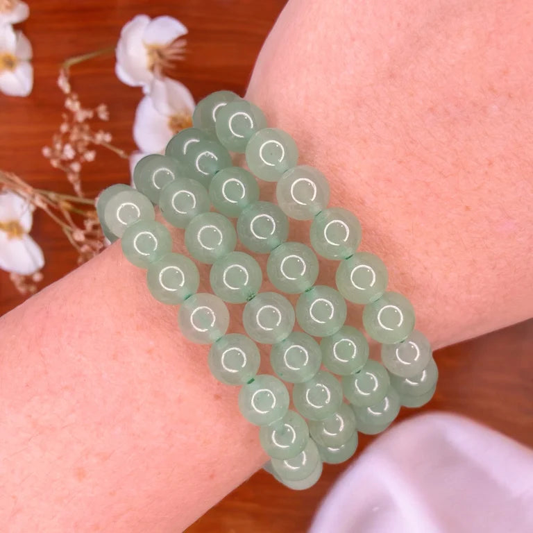 Green Aventurine 8mm Bead Bracelets