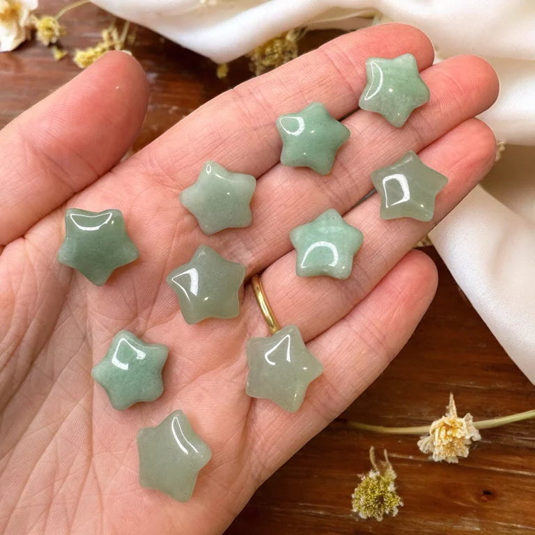 Green Aventurine Mini Stars | Intuitively Chosen