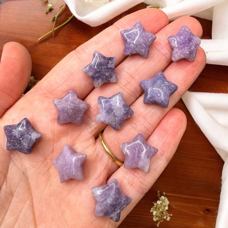 Lepidolite Mini Stars | Intuitively Chosen (Copy)