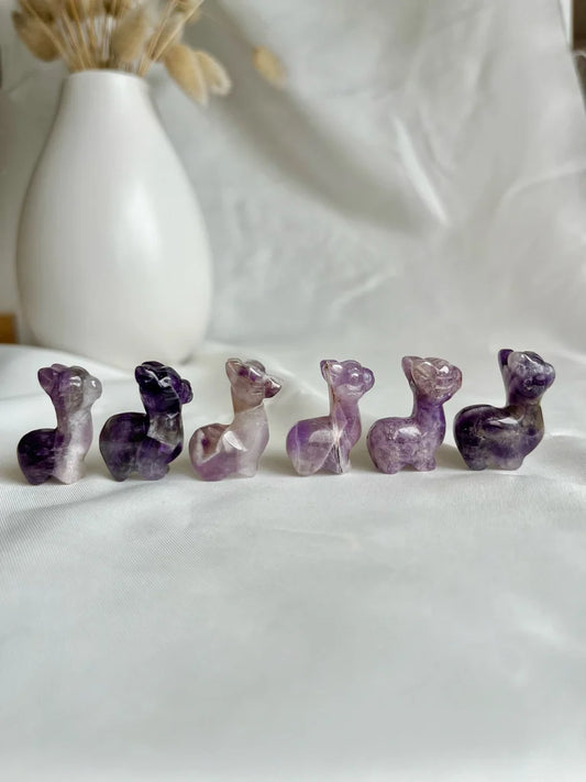 Mini Amethyst Alpacas