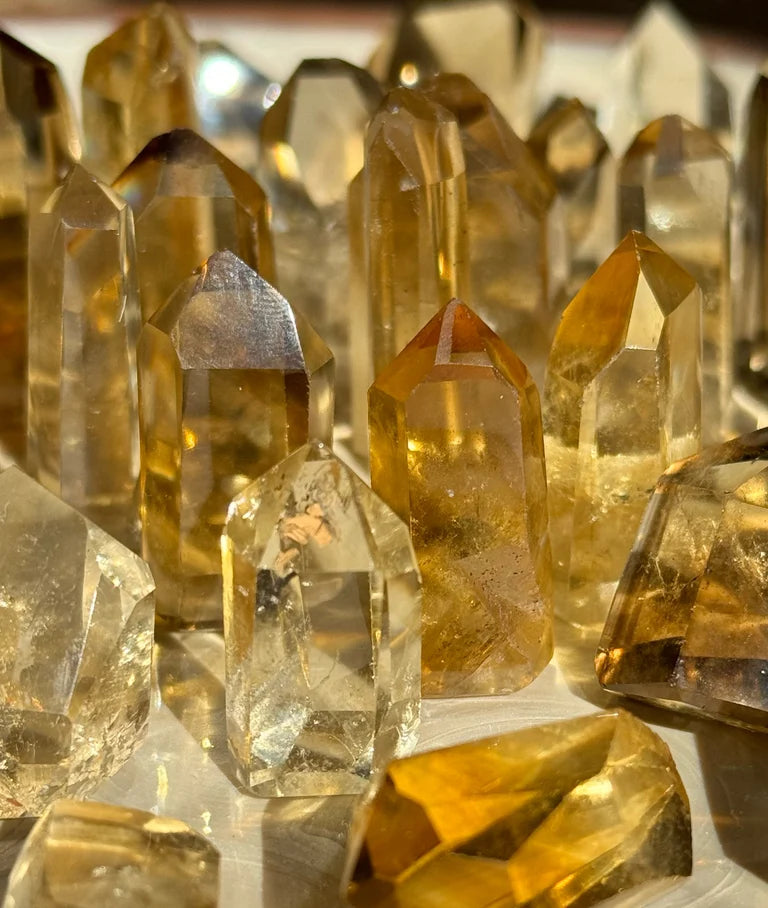 Mini Natural Citrine Points | Intuitively Chose