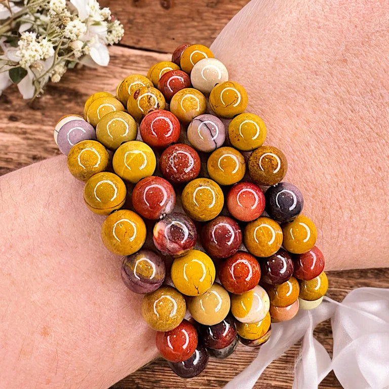 Mookite 8mm Bead Bracelets