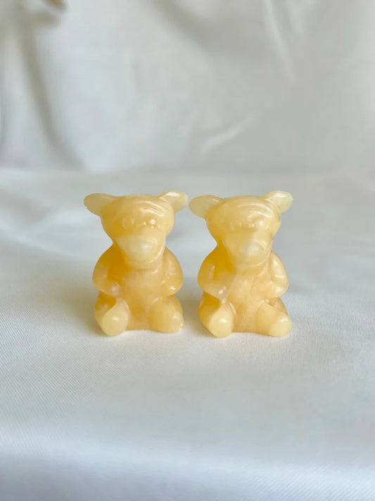 Yellow Calcite Tigger Carvings | Intuitively Chosen