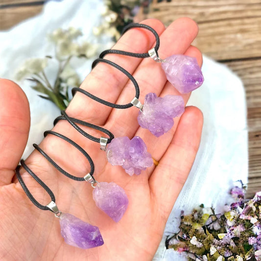 Popcorn Amethyst Necklaces | Intuitively Chosen